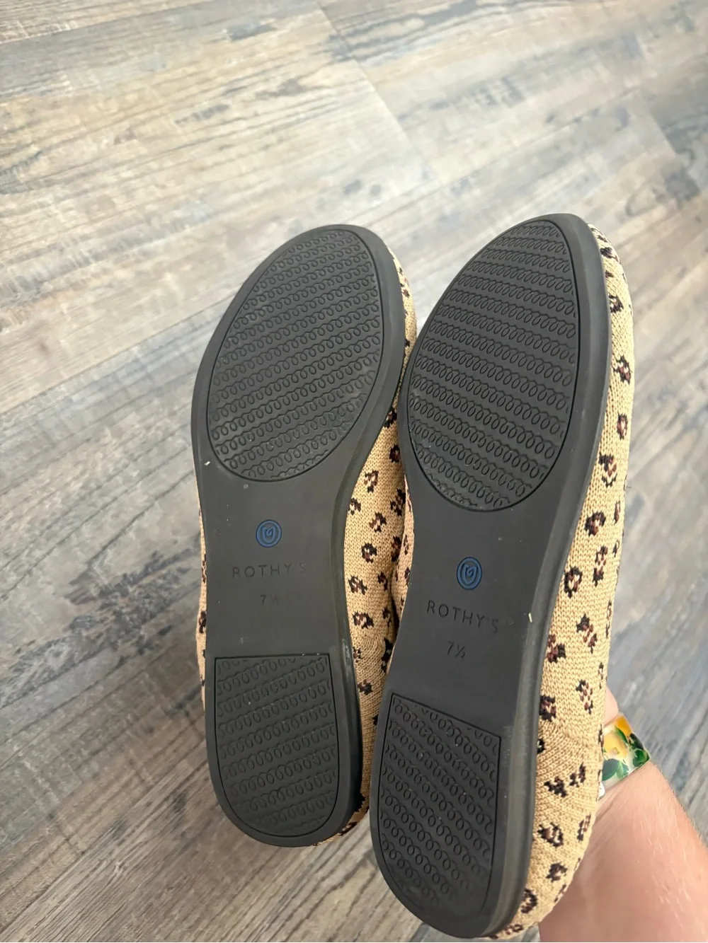 Rothy's The Loafer Leopard Cheetah Print Shoes Size 7.5